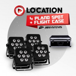 Location PACK 4 LED PLANO 7 FC
