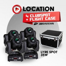 Location PACK 4 LYRES CLUBSPOT