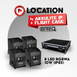 Location PACK 4 AKKULITE IP...