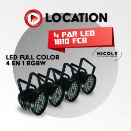 Location X4 PAR LED 1810 FCB